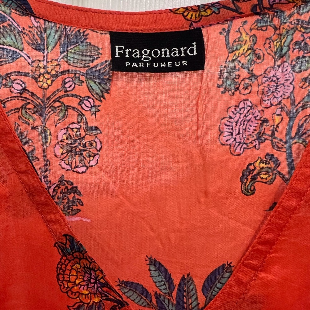 Authentic Fragonard Beach Wear Cover Summer Tunic - New! - Picture 8 of 13